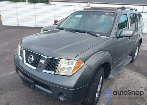 2006 Nissan Pathfinder Le z USA, uszkodzony, nr VIN 5N1AR18U46C678275